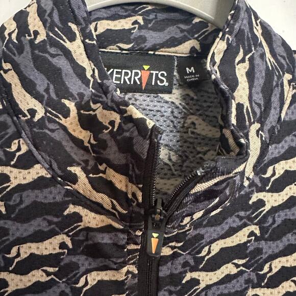 Kerrits Kids Ice Fil Long Sleeve Print Shirt Equestrian Horse Print Size Medium - Picture 3 of 4